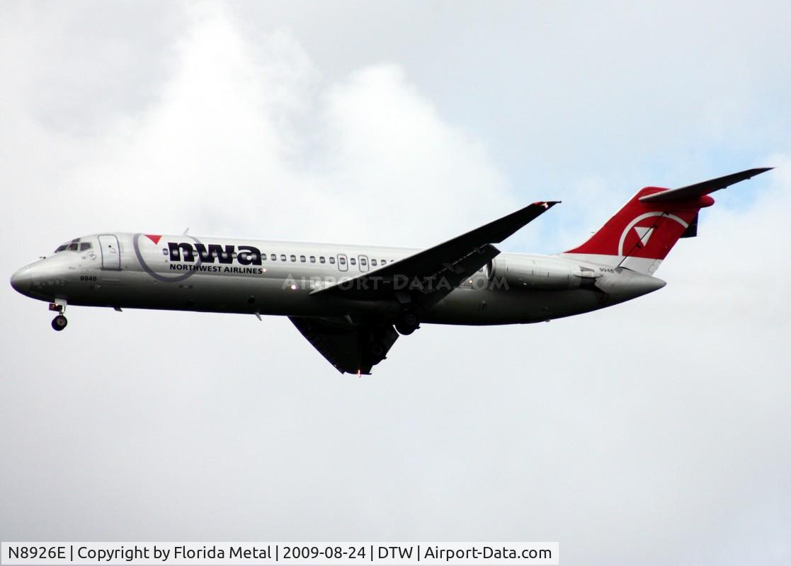 N8926E, 1967 Douglas DC-9-31 C/N 45863, Northwest DC-9-31