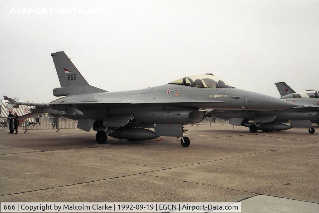 666, Fokker F-16A Fighting Falcon C/N 6K-38, General Dynamice F-16A Fighting Falcon. 