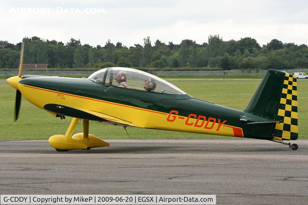 G-CDDY, 2000 Vans RV-8 C/N 80912, Visitor to the 2009 Air Britain fly-in.