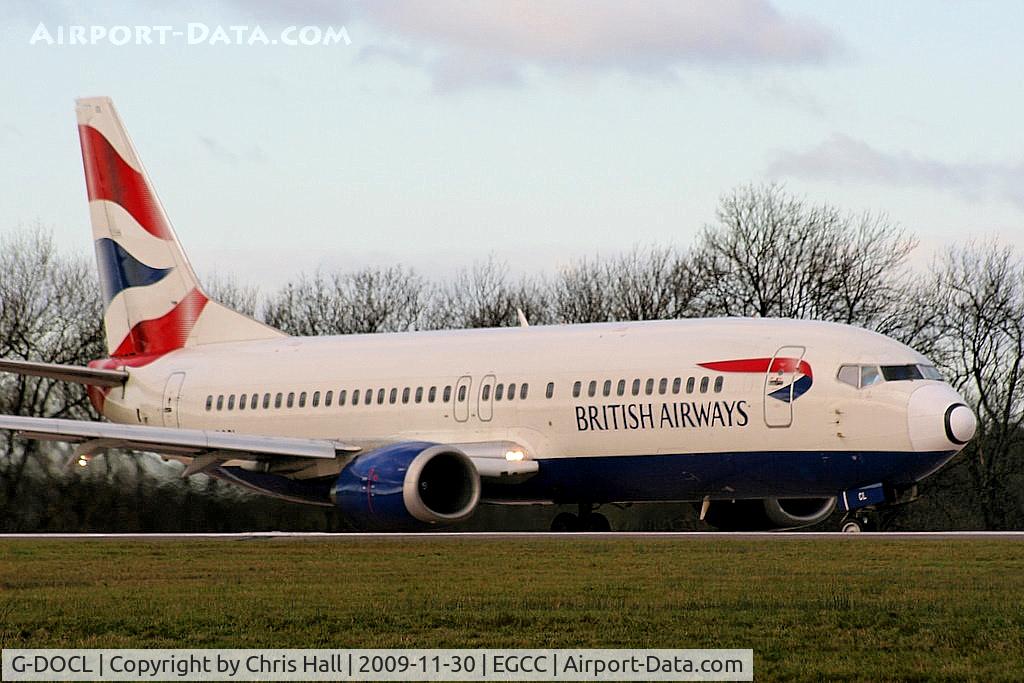 G-DOCL, 1992 Boeing 737-436 C/N 25842, British Airways