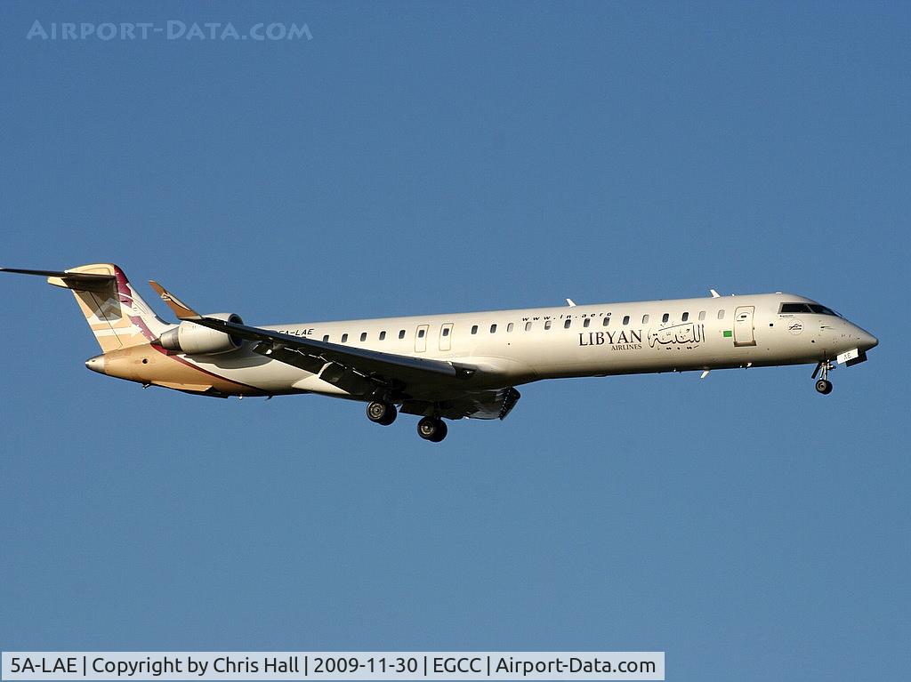5A-LAE, 2008 Bombardier CRJ-900ER (CL-600-2D24) C/N 15216, Libyan Airlines Bombardier CL-600-2D24 CRJ-900