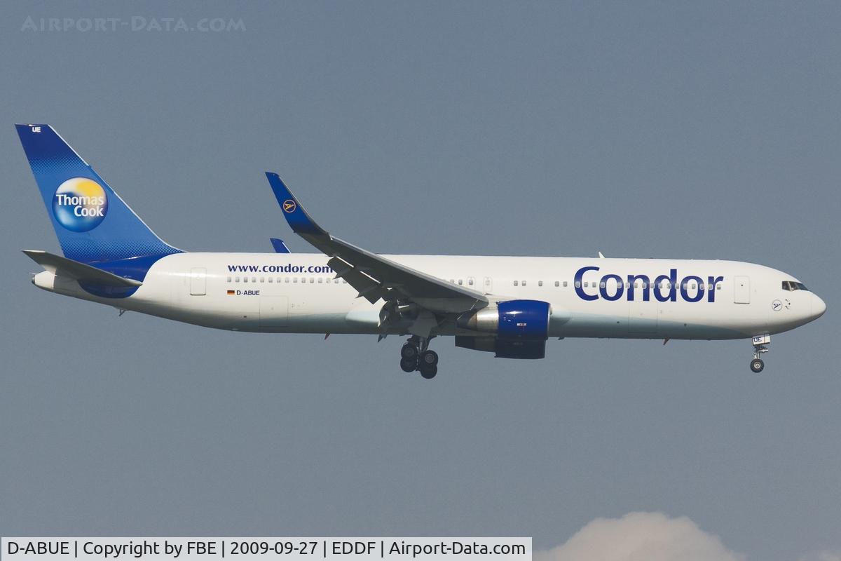 D-ABUE, 1993 Boeing 767-330/ER C/N 26984, short final RW07L