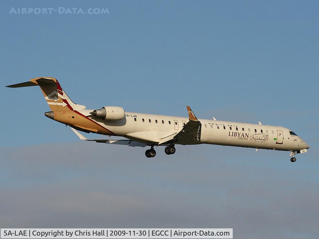 5A-LAE, 2008 Bombardier CRJ-900ER (CL-600-2D24) C/N 15216, Libyan Airlines Bombardier CL-600-2D24 CRJ-900