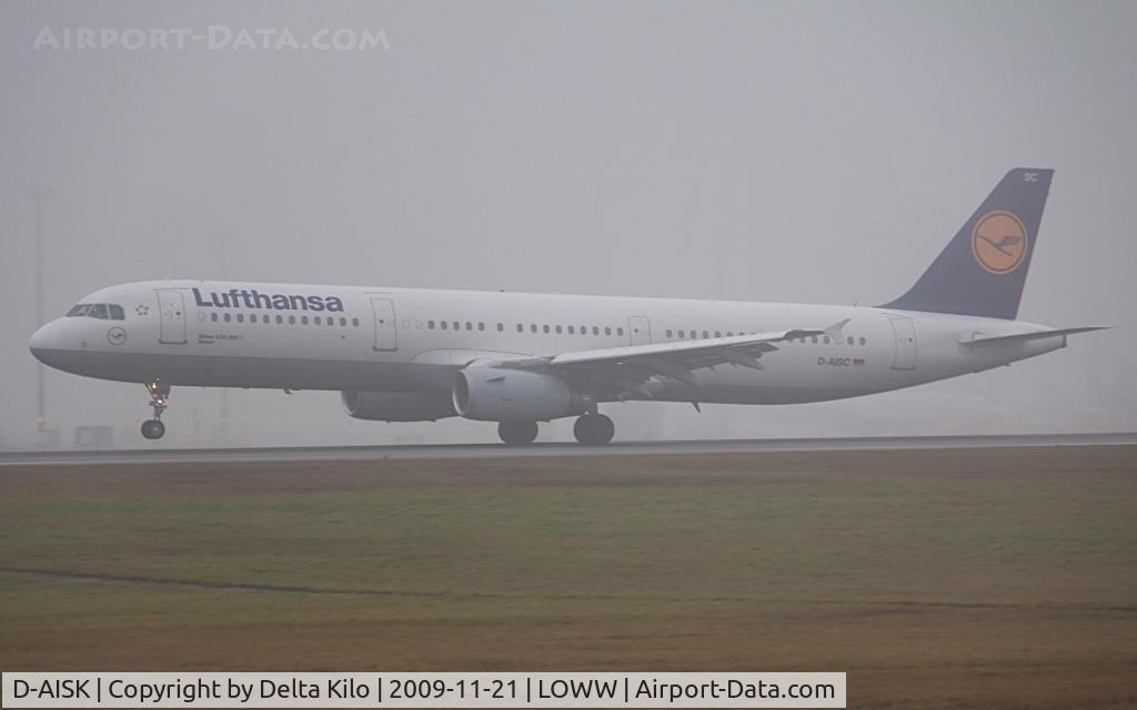 D-AISK, 2008 Airbus A321-231 C/N 3387, Lufthansa
