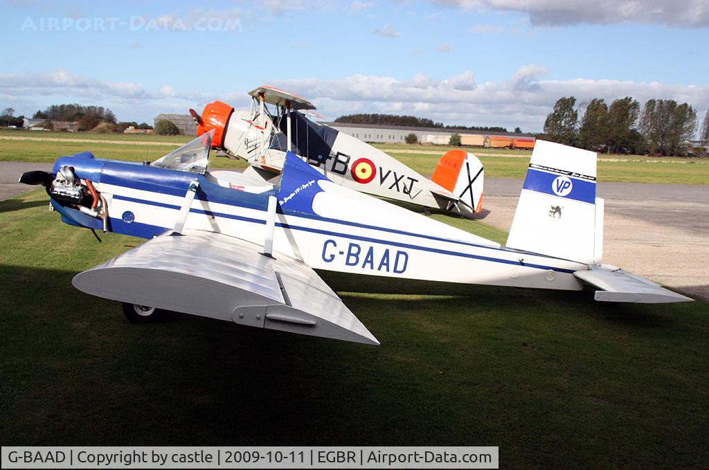 G-BAAD, 1973 Evans VP-1 Volksplane C/N PFA 1540, seen @ Breighton