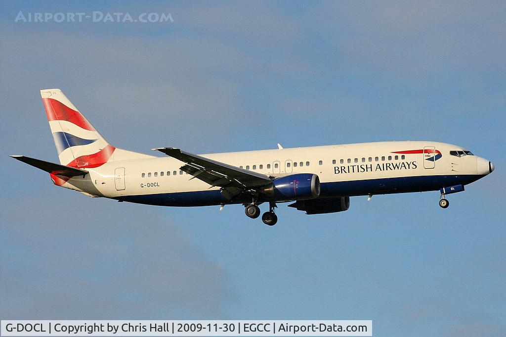 G-DOCL, 1992 Boeing 737-436 C/N 25842, British Airways