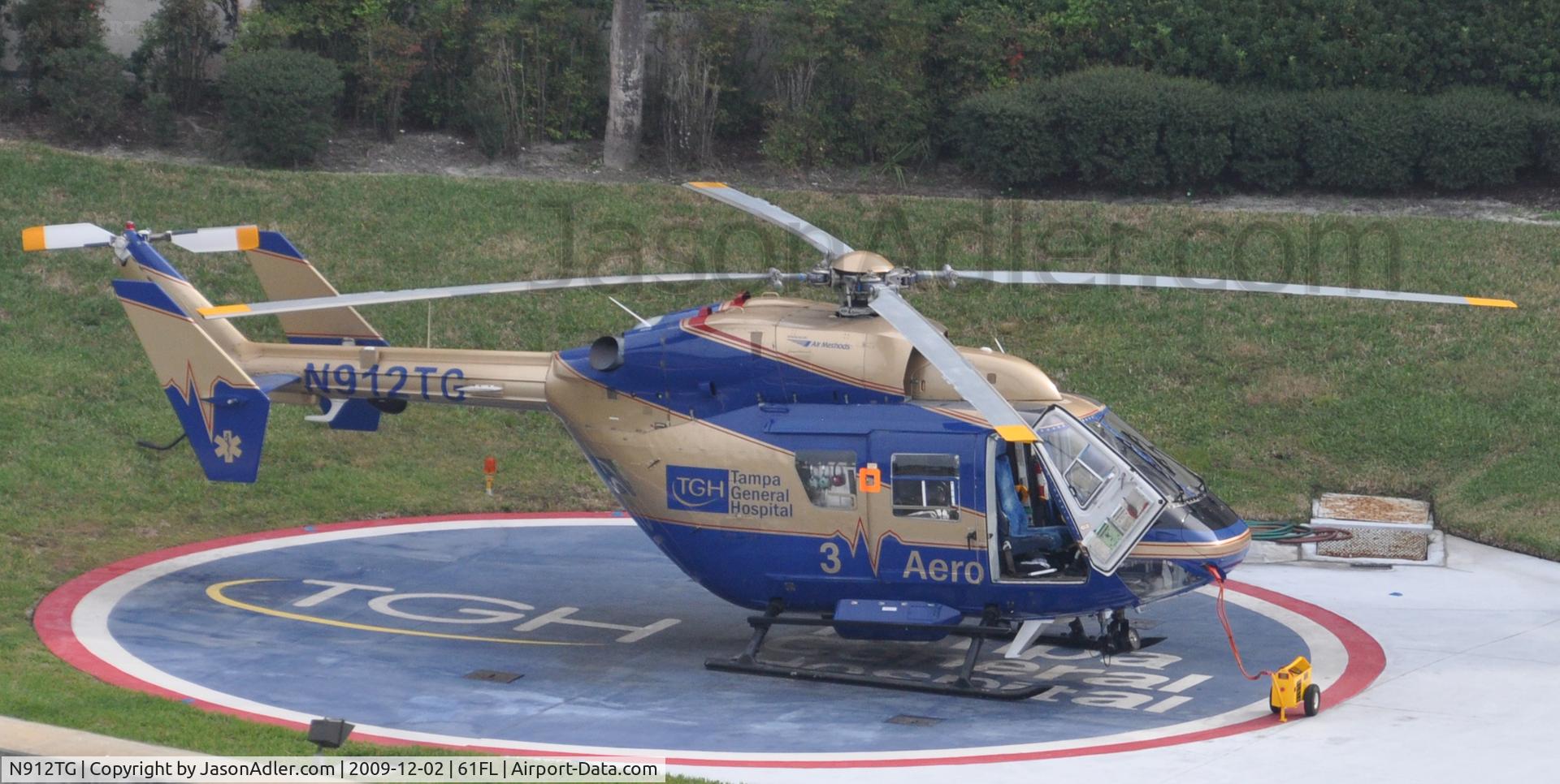 N912TG, 1988 Eurocopter-Kawasaki BK-117B-1 C/N 7174, Tampa General Hospital helicotper