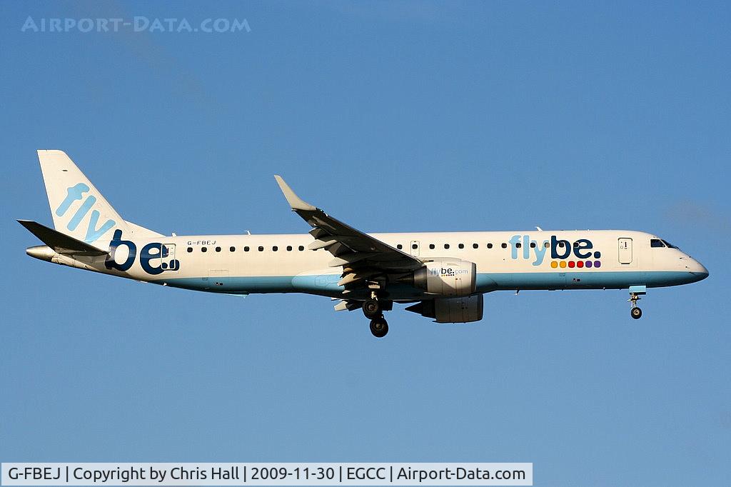 G-FBEJ, 2007 Embraer 195LR (ERJ-190-200LR) C/N 19000155, flybe