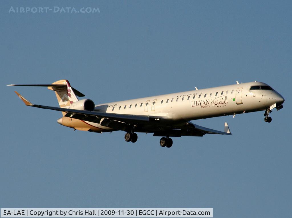5A-LAE, 2008 Bombardier CRJ-900ER (CL-600-2D24) C/N 15216, Libyan Airlines Bombardier CL-600-2D24 CRJ-900