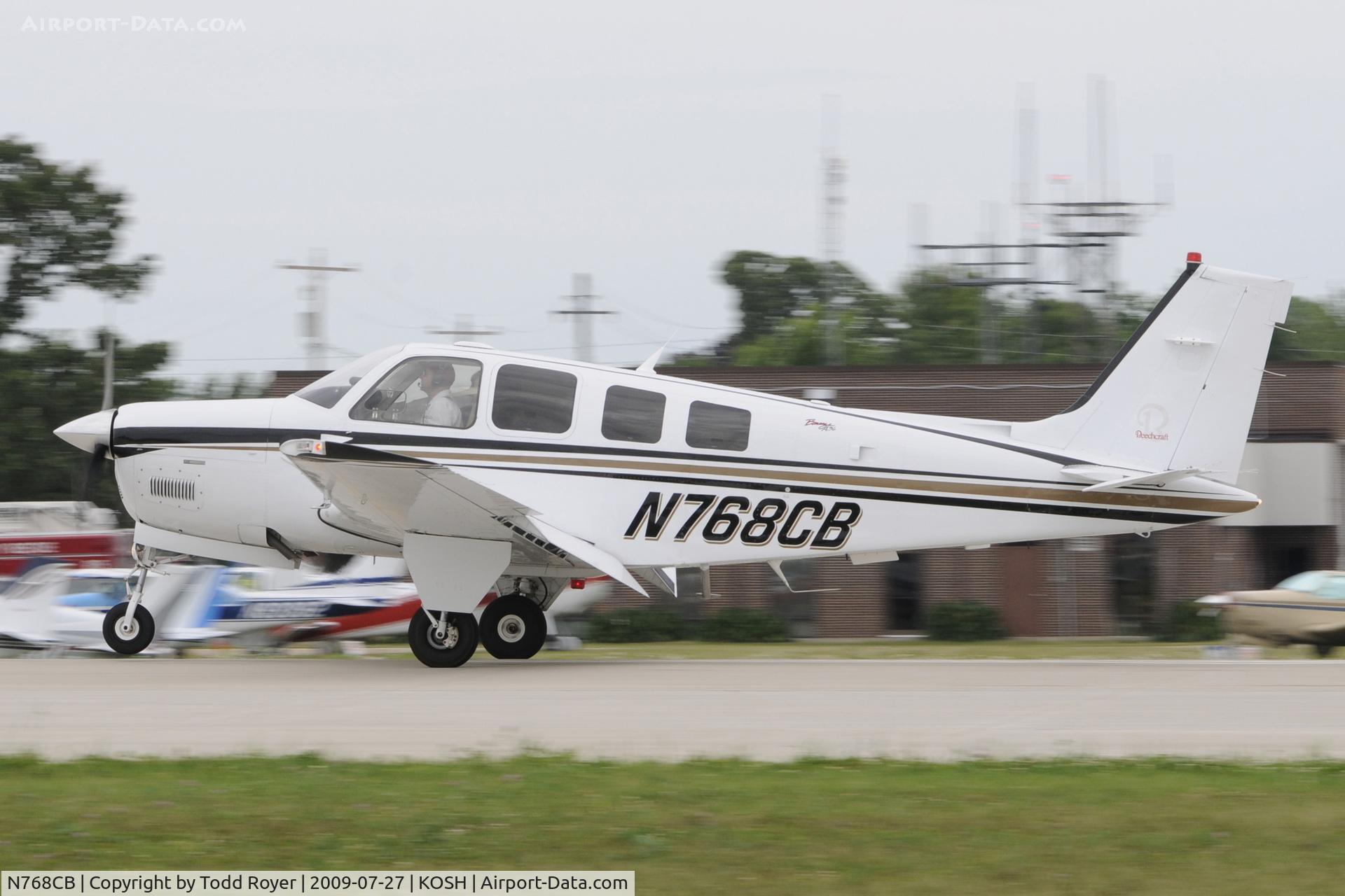 N768CB, Raytheon Aircraft Company A36 Bonanza C/N E-3593, EAA AIRVENTURE 2009
