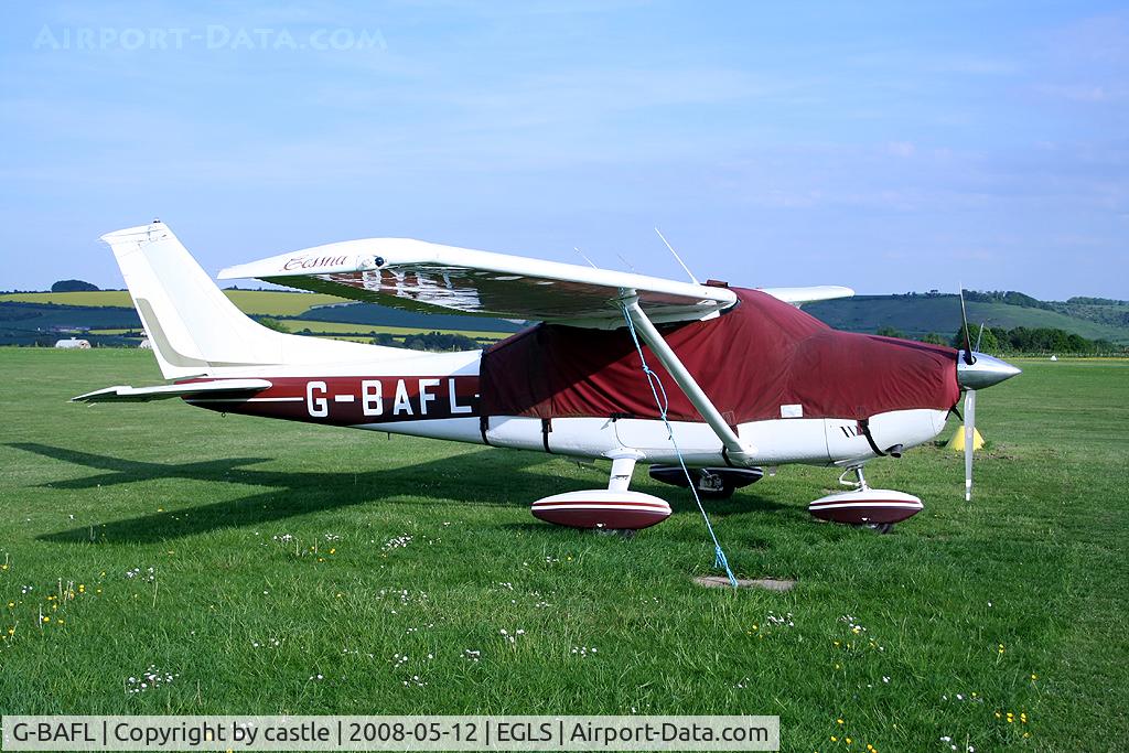 G-BAFL, 1973 Cessna 182P Skylane C/N 182-61469, seen @ Old Sarum