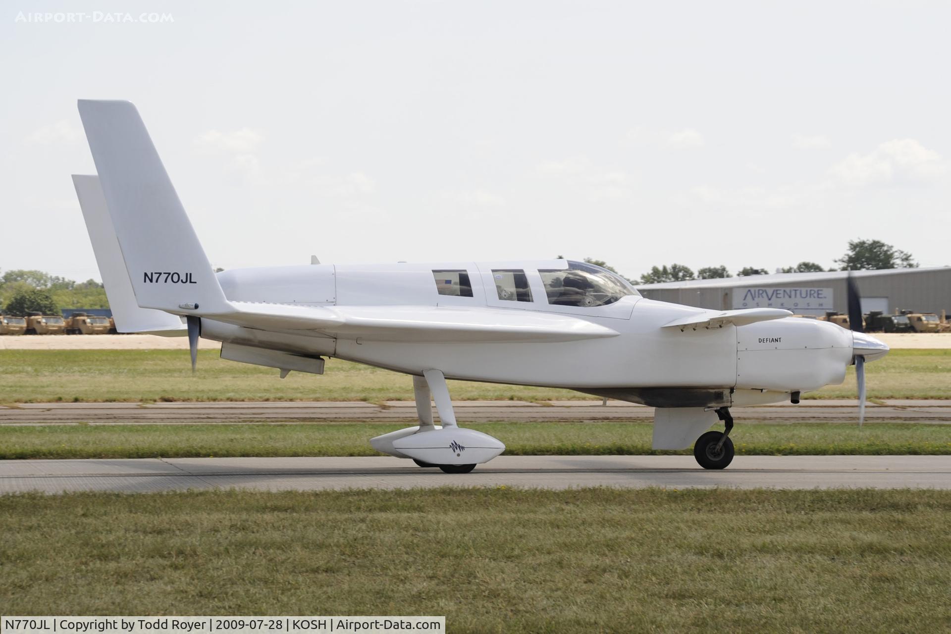 N770JL, 2003 Rutan Defiant C/N 61, EAA AIRVENTURE 2009