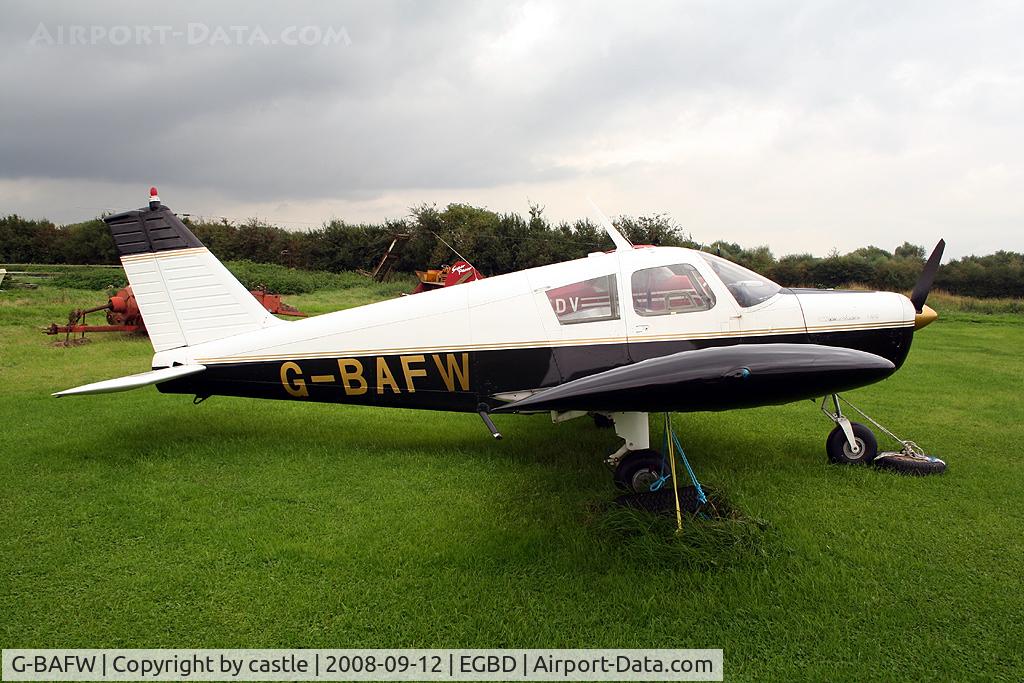 G-BAFW, 1965 Piper PA-28-140 Cherokee C/N 28-21050, seen @ Derby