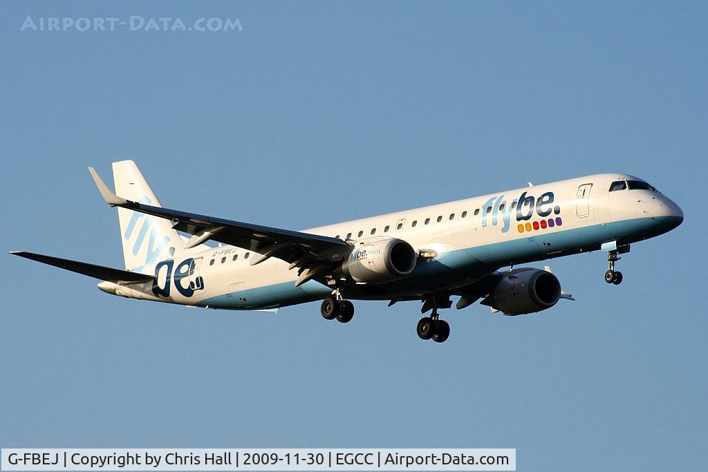 G-FBEJ, 2007 Embraer 195LR (ERJ-190-200LR) C/N 19000155, flybe