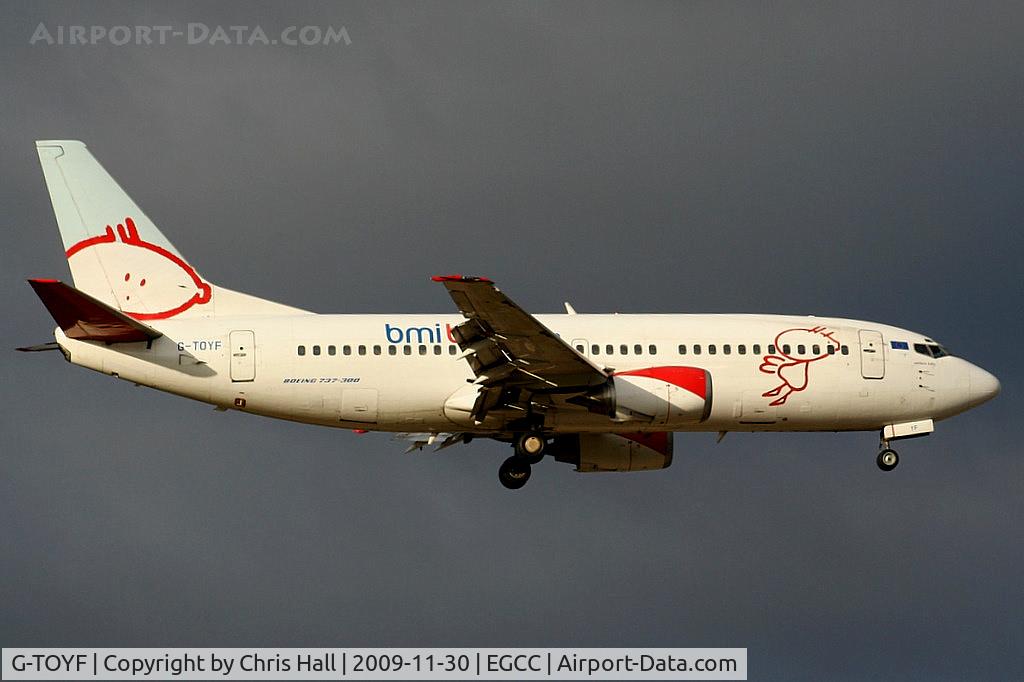 G-TOYF, 1997 Boeing 737-36N C/N 28557, BMI Baby