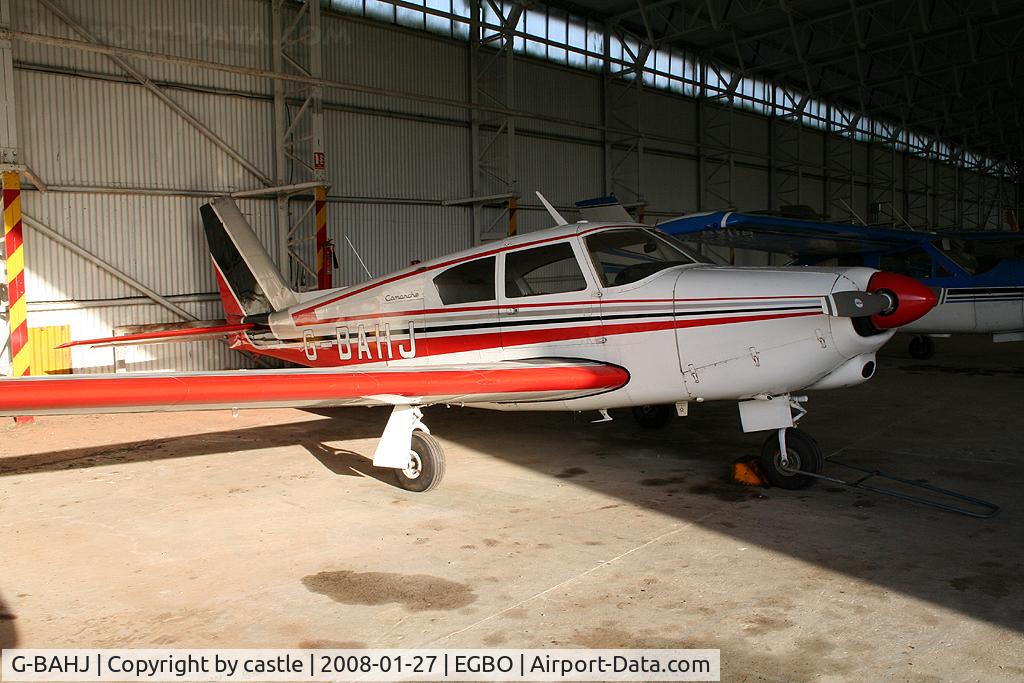 G-BAHJ, 1960 Piper PA-24-250 Comanche C/N 24-1863, seen @ Wolverhampton