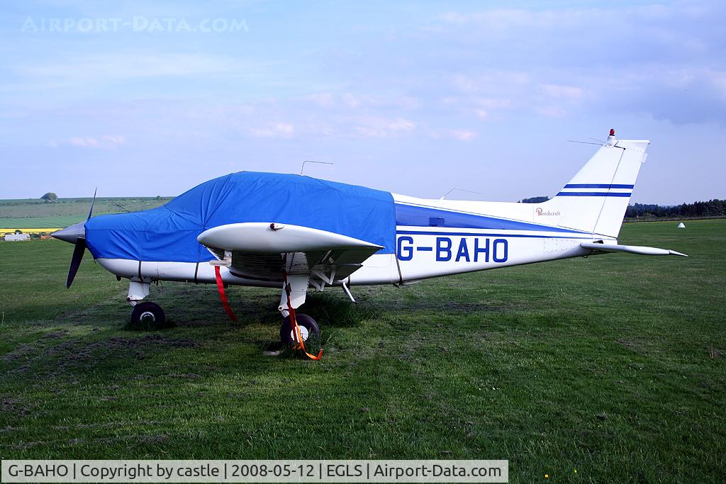 G-BAHO, 1972 Beech C23 Sundowner 180 Sundowner 180 C/N M-1456, seen @ Old Sarum