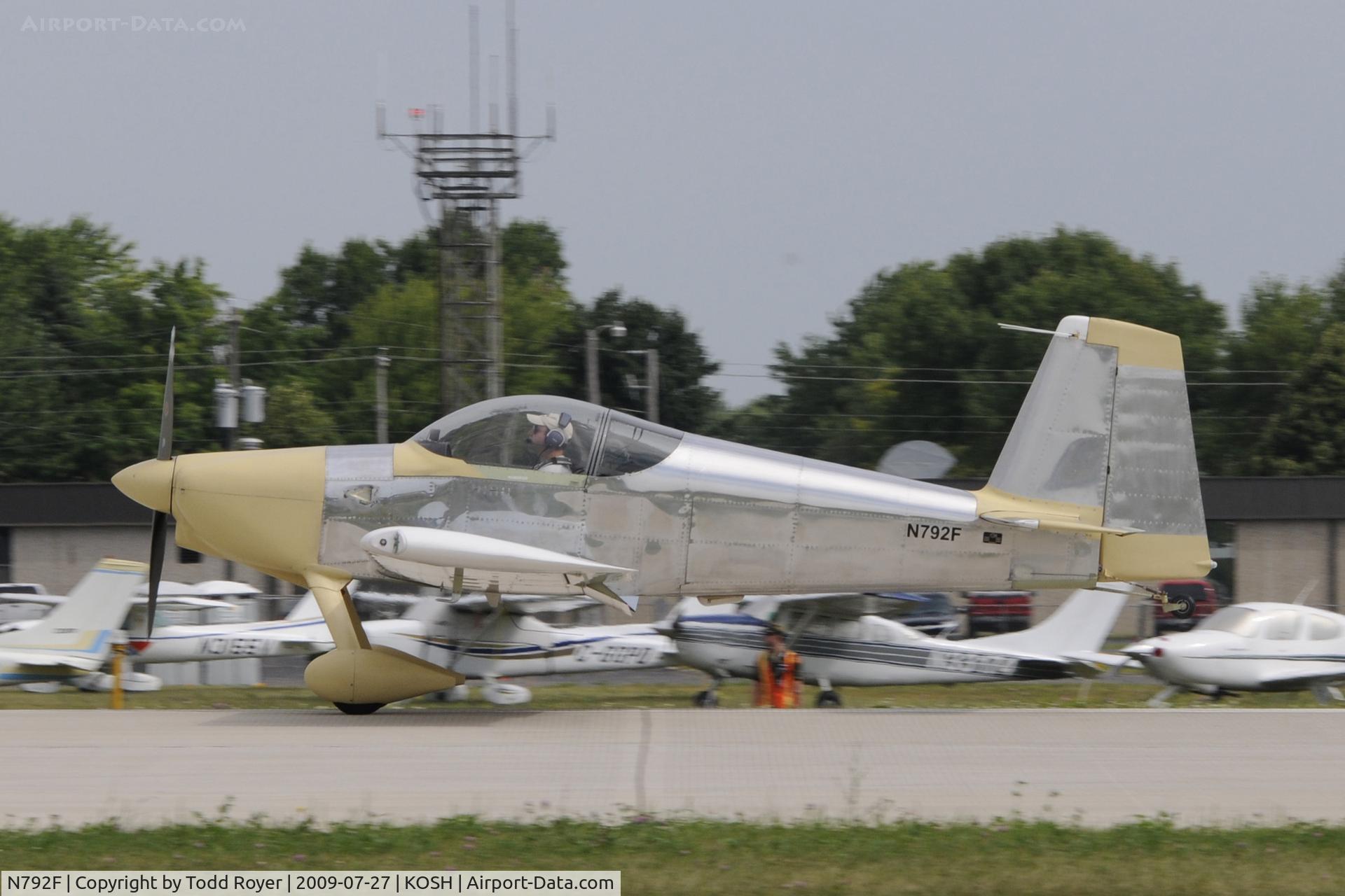 N792F, Vans RV-7 C/N 72037, EAA AIRVENTURE 2009