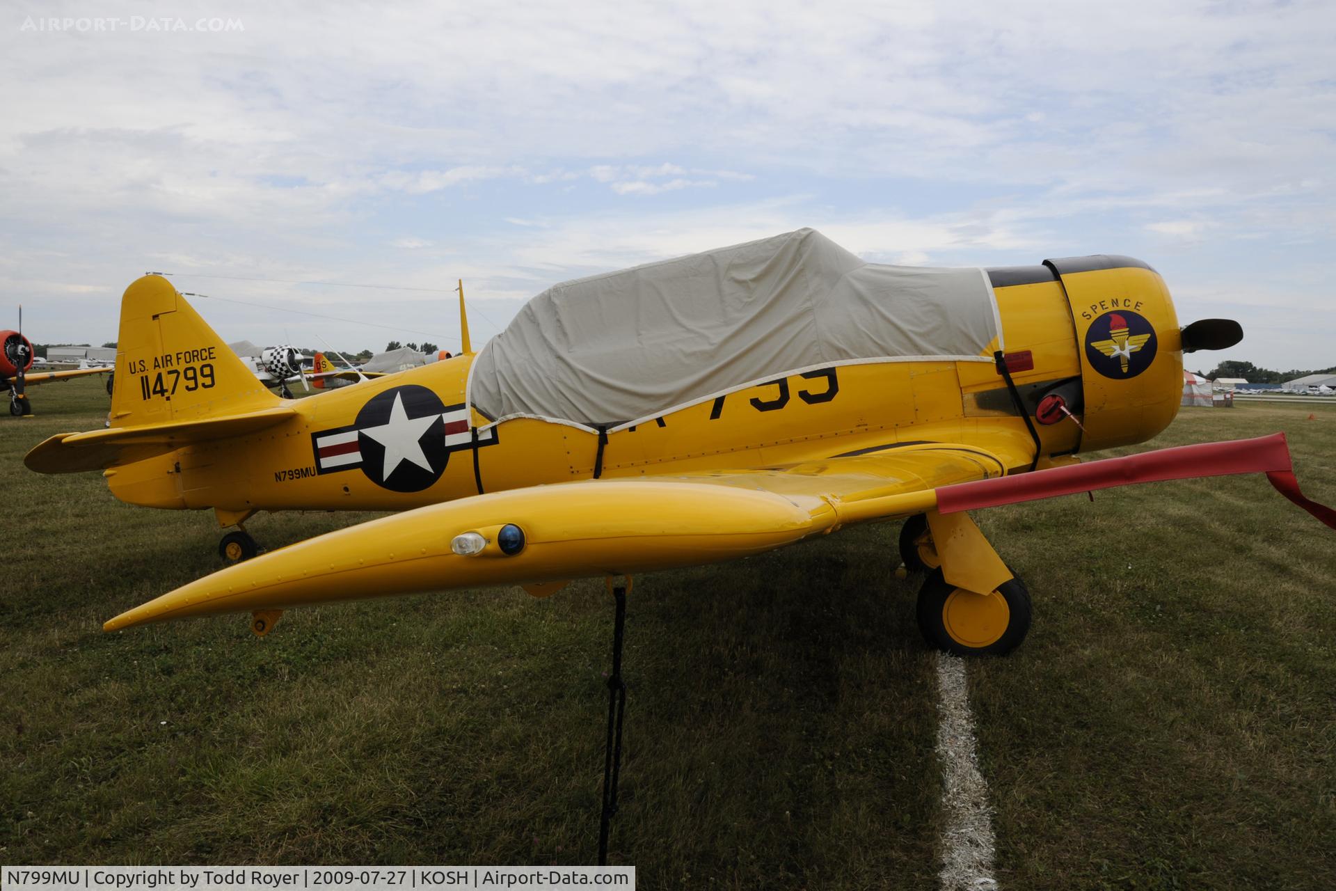 N799MU, 1949 North American T-6G Texan C/N 168-482, EAA AIRVENTURE 2009