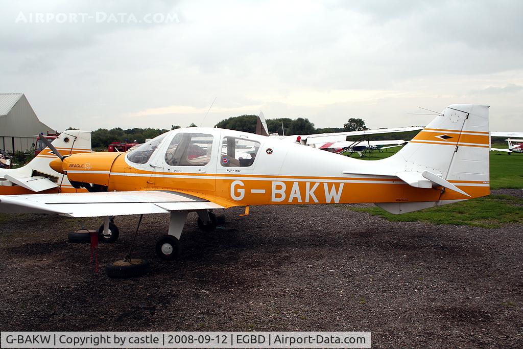G-BAKW, 1970 Beagle B-121 Pup Series 2 (Pup 150) C/N B121-175, seen @ Derby