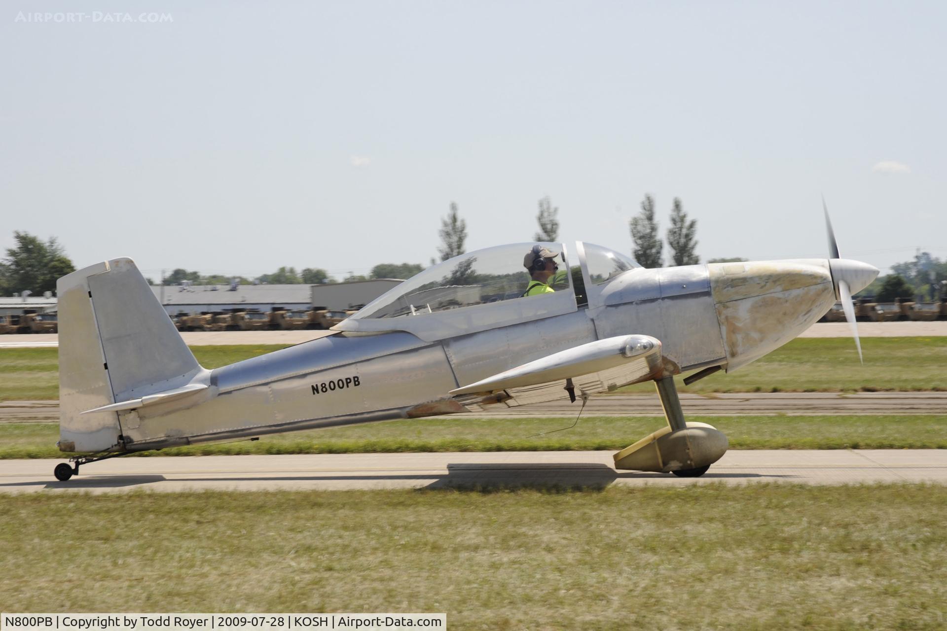 N800PB, 2004 Vans RV-8 C/N 80838, EAA AIRVENTURE 2009