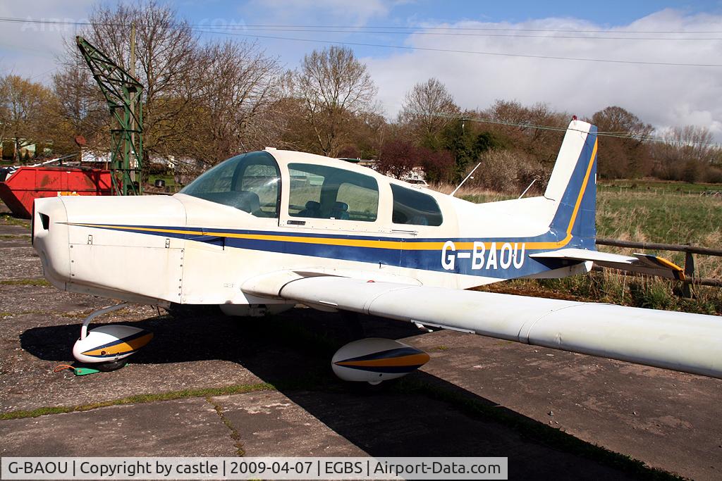 G-BAOU, 1973 Grumman American AA-5 Traveler C/N AA5-0298, seen @ Shobdon