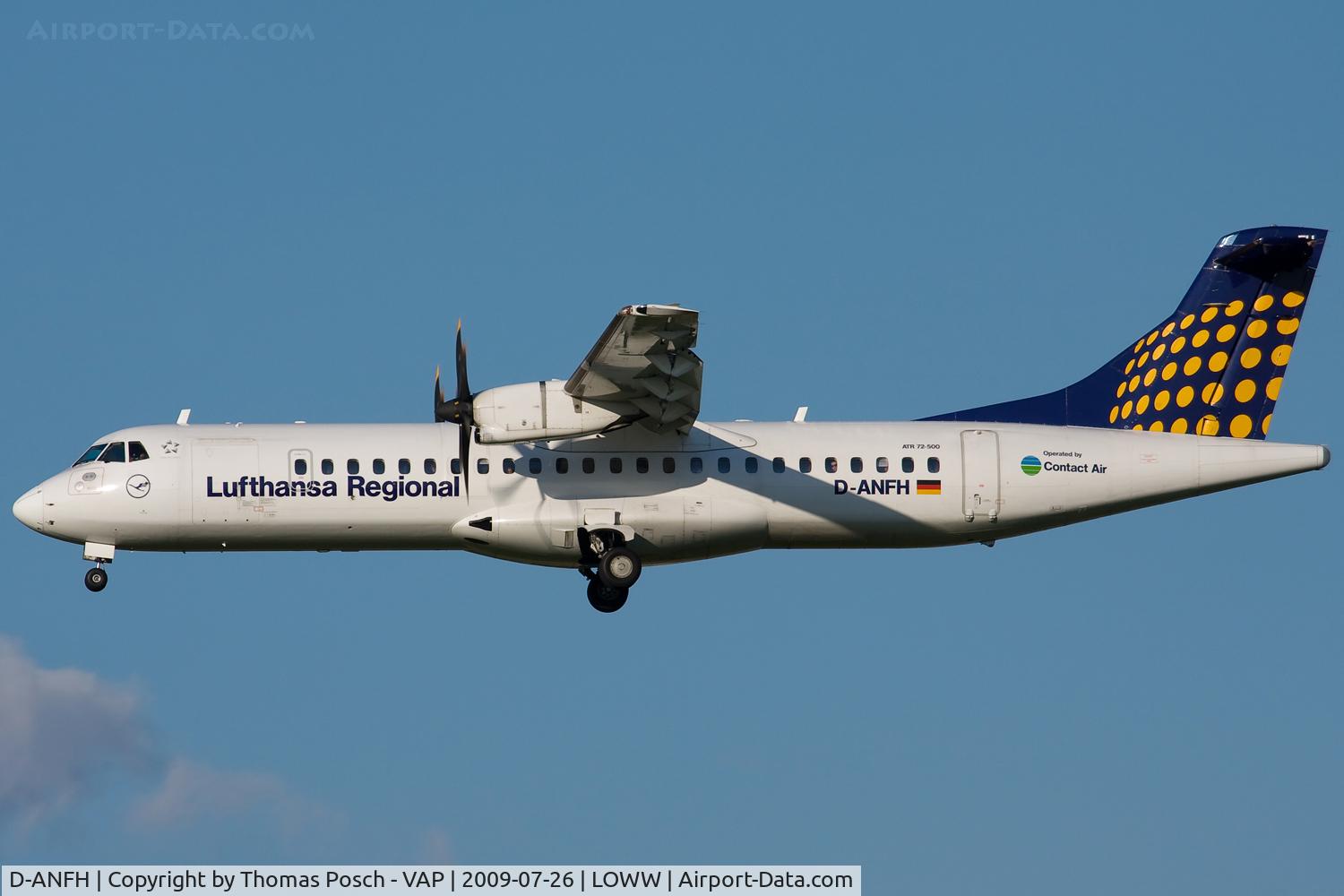 D-ANFH, 2001 ATR 72-500 C/N 660, Lufthansa
