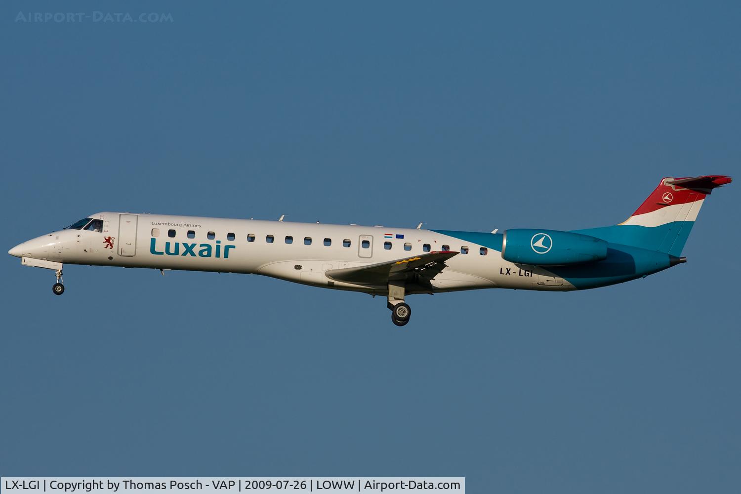LX-LGI, 2000 Embraer EMB-145LU (ERJ-145LU) C/N 145369, Luxair