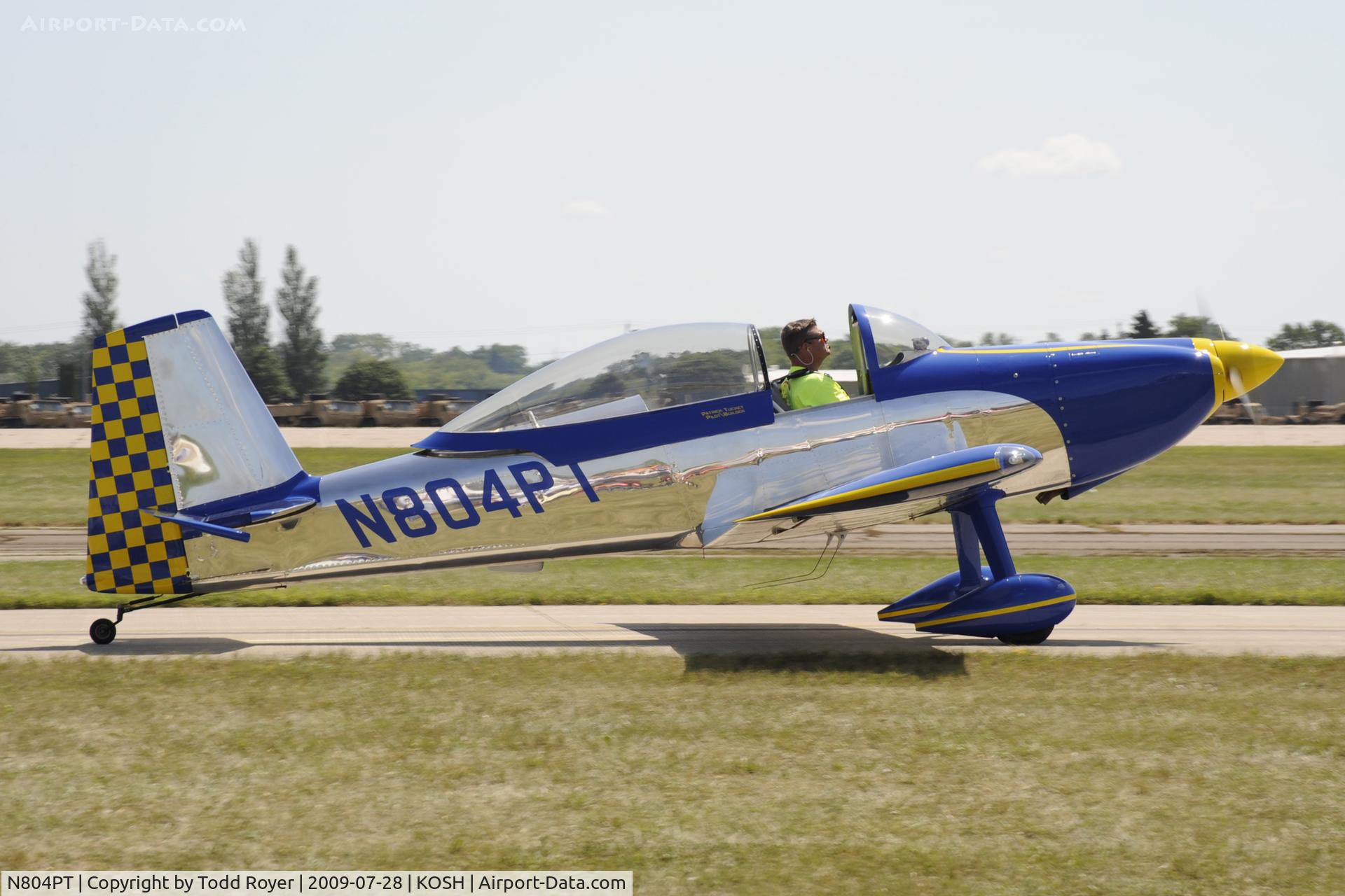 N804PT, 2007 Vans RV-8 C/N 82265, EAA AIRVENTURE 2009