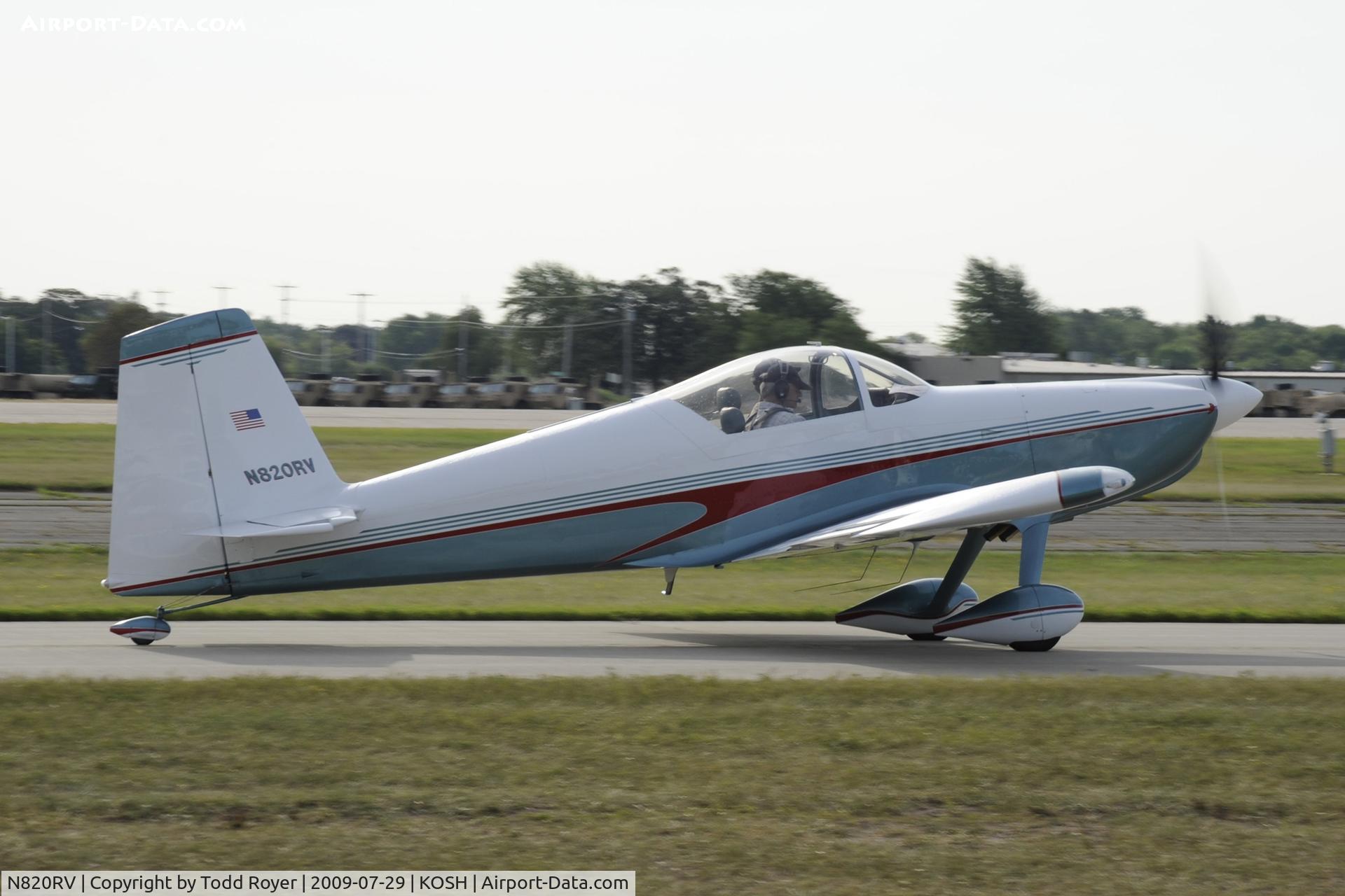 N820RV, 2008 Vans RV 7 C/N 72751, EAA AIRVENTURE 2009
