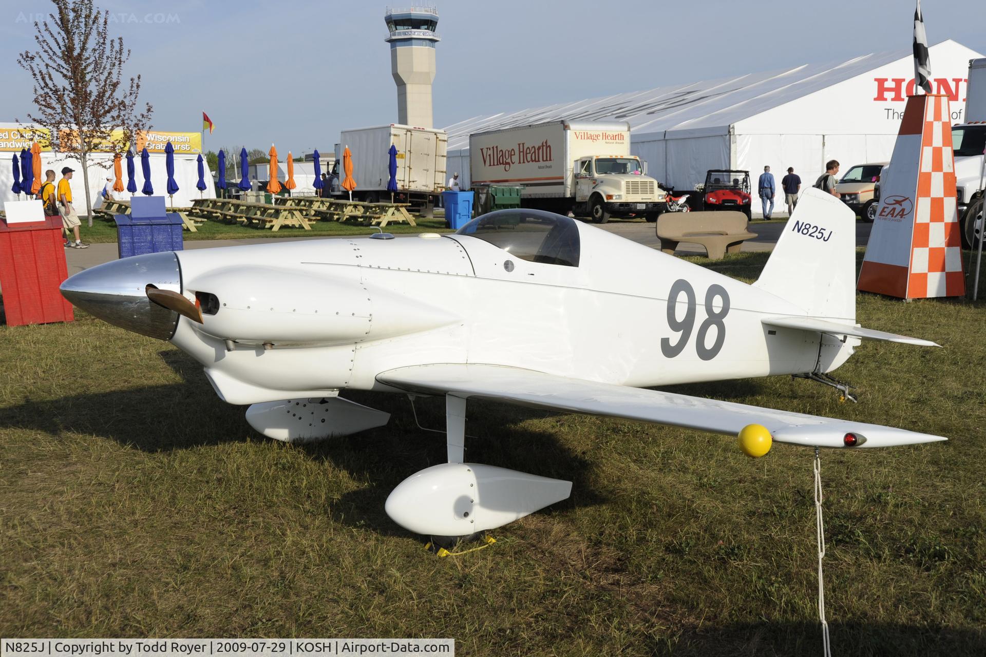 N825J, 1989 Bushby Midget Mustang M-1 C/N 703, EAA AIRVENTURE 2009