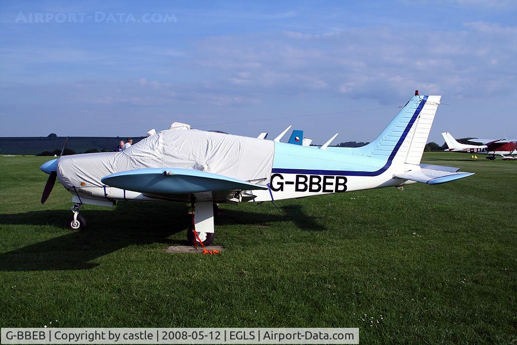 G-BBEB, 1973 Piper PA-28R-200-2 Cherokee Arrow II C/N 28R-7335292, seen @ Old Sarum