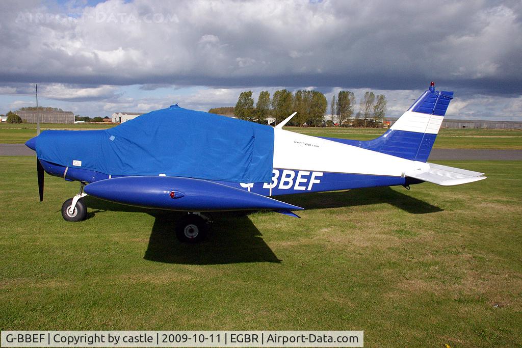 G-BBEF, 1973 Piper PA-28-140 Cruiser C/N 28-7325527, seen @ Breighton