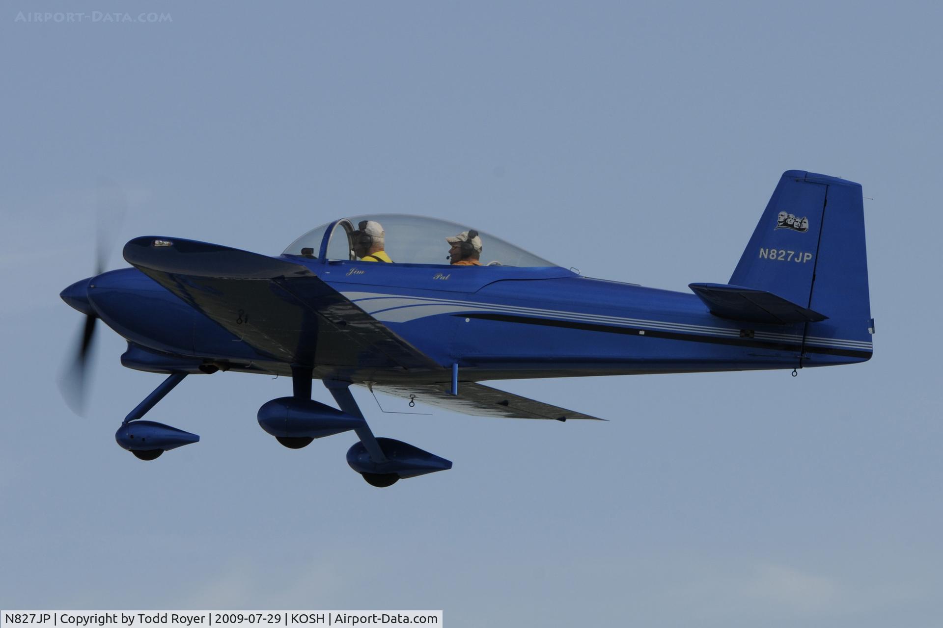 N827JP, 2002 Vans RV-8A C/N 80920, EAA AIRVENTURE 2009