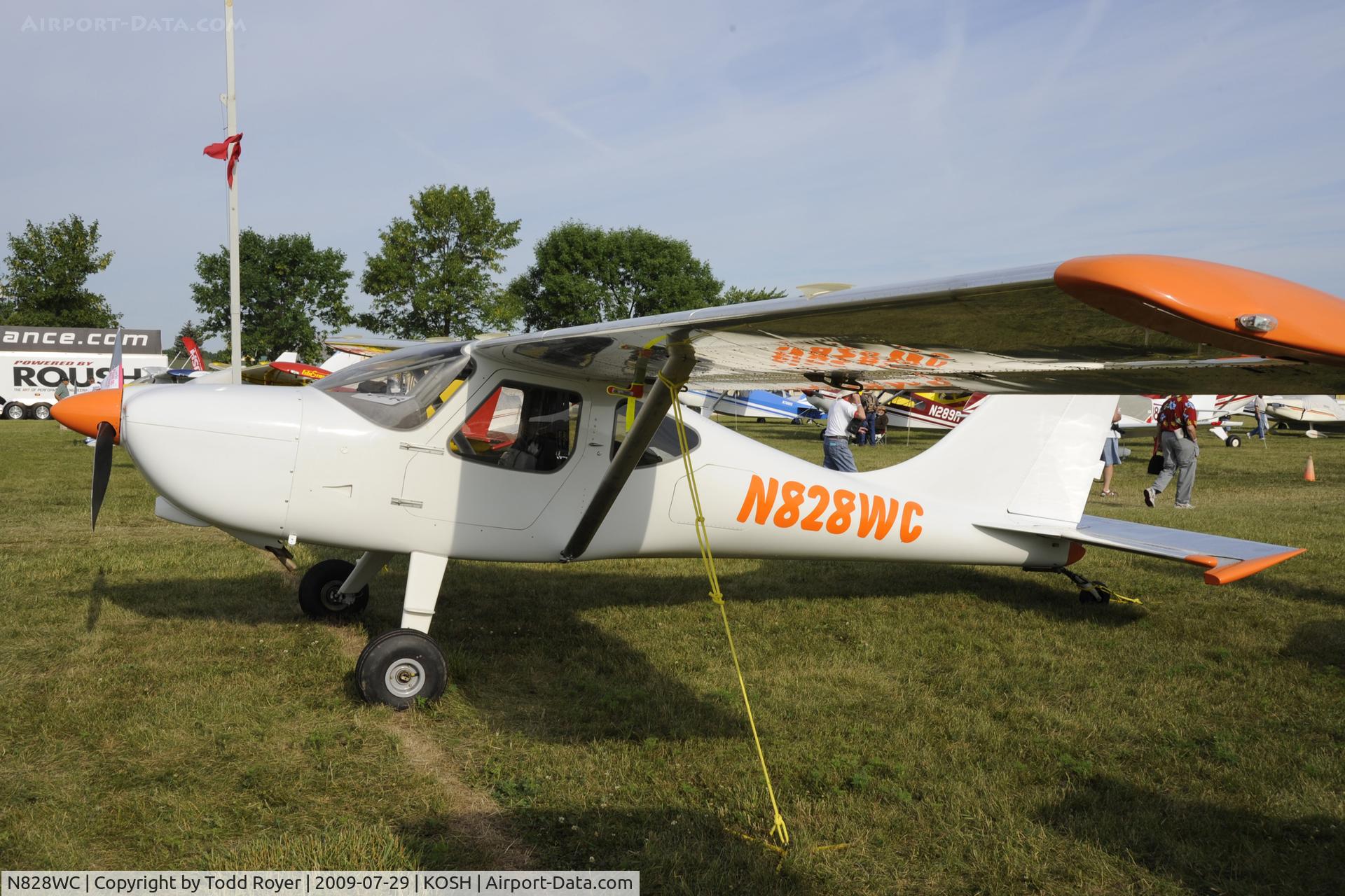 N828WC, 2008 Glasair Glastar GS-1 C/N 5814, EAA AIRVENTURE 2009