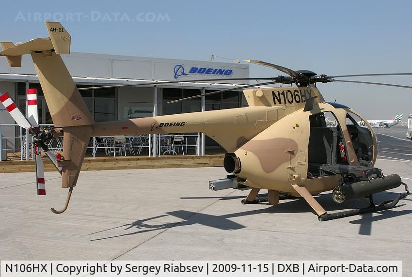 N106HX, 2007 McDonnell Douglas H-6 C/N 06-X001, Dubai 2009 airshow/