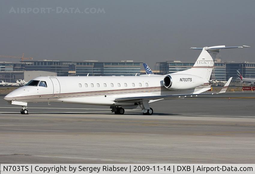 N703TS, 2007 Embraer EMB-135BJ Legacy C/N 14501003, Dubai 2009 airshow.