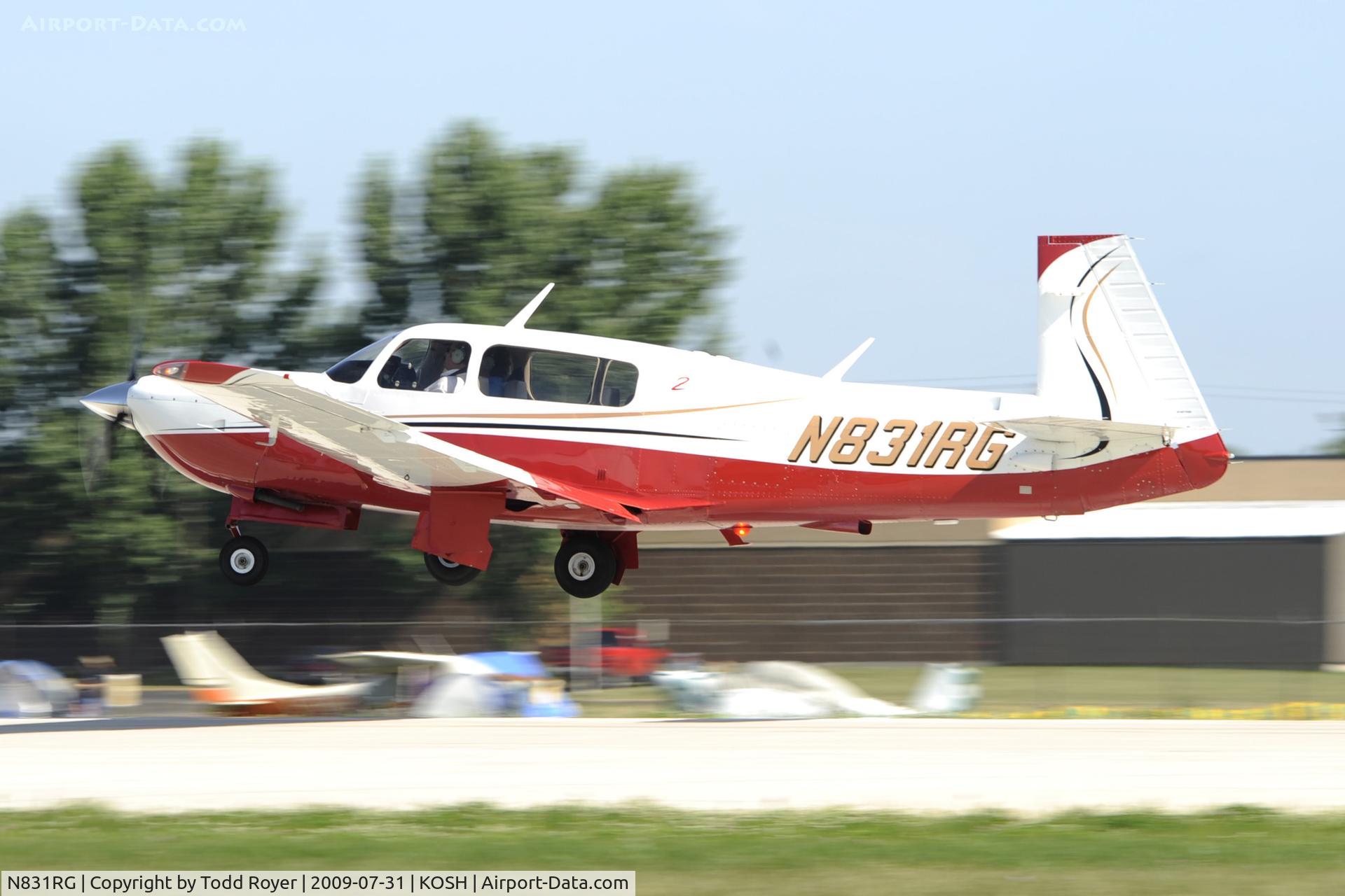 N831RG, 1999 Mooney M20R Ovation C/N 29-0182, EAA AIRVENTURE 2009