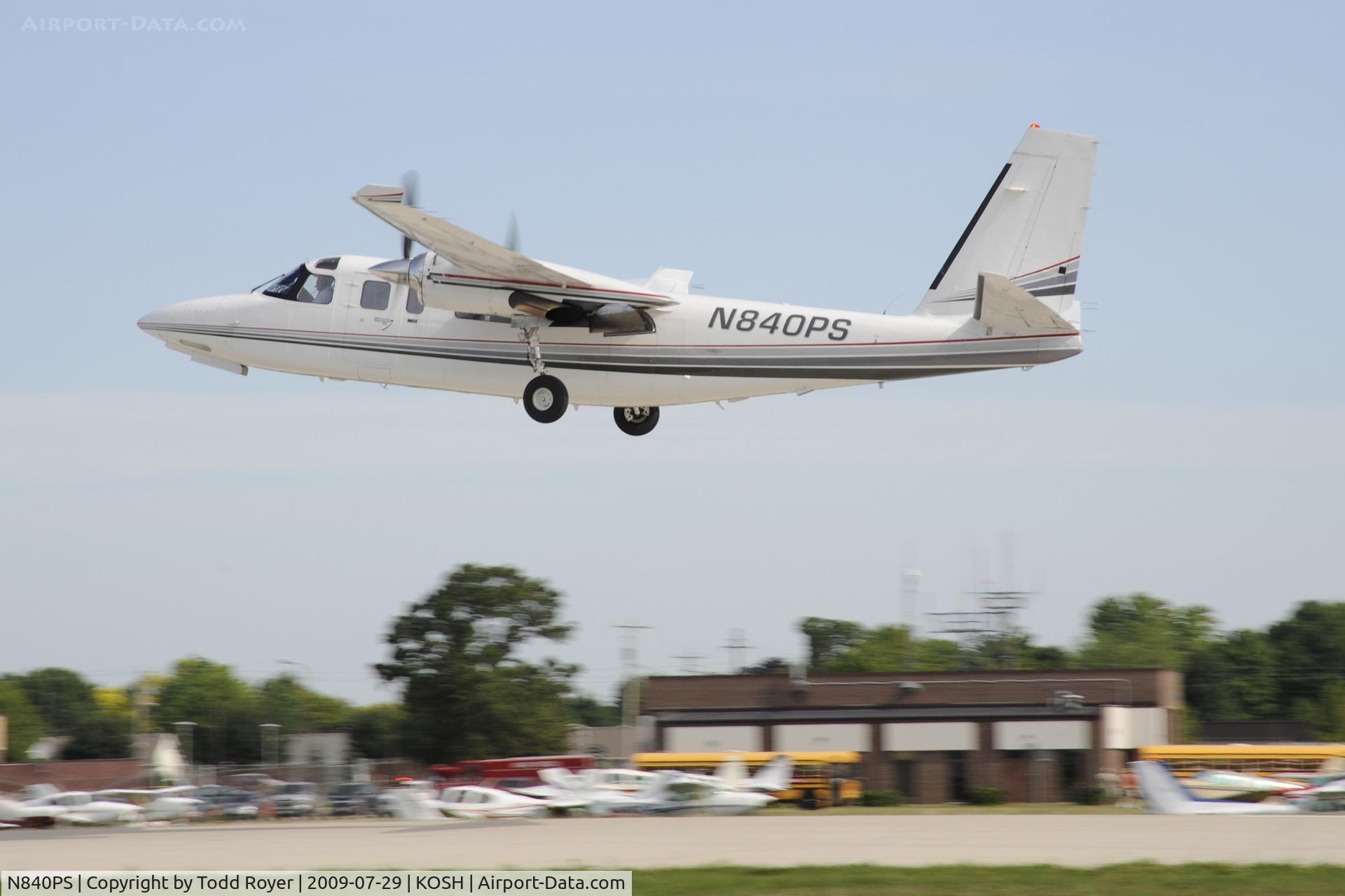 N840PS, 1981 Gulfstream 690C C/N 11672, EAA AIRVENTURE 2009