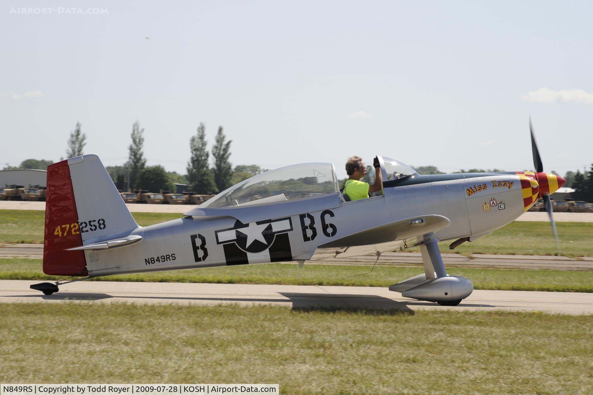 N849RS, 2006 Vans RV-8 C/N 81589, EAA AIRVENTURE 2009