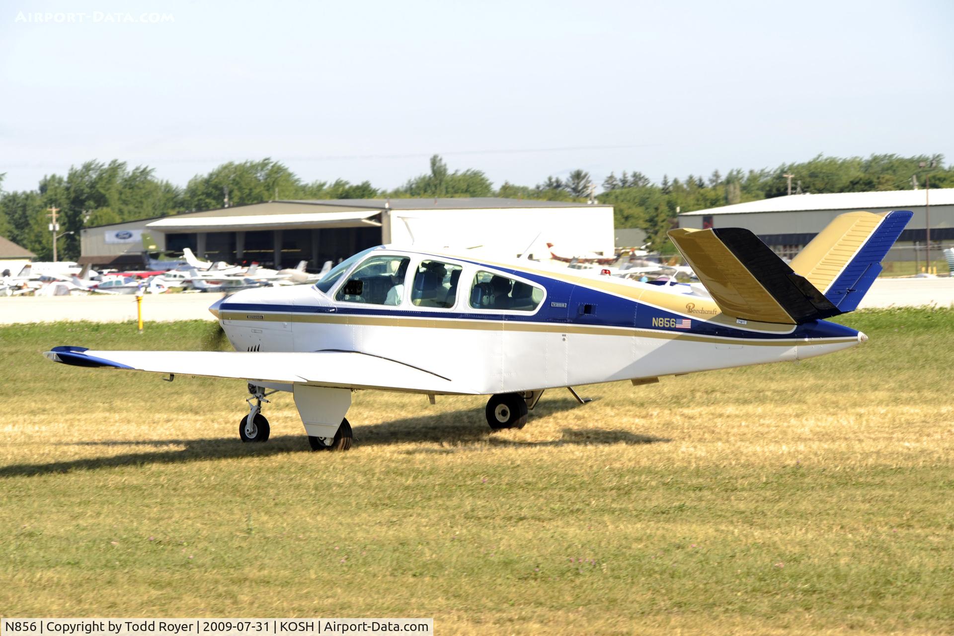 N856, 1974 Beech V35B Bonanza C/N D-9682, EAA AIRVENTURE 2009