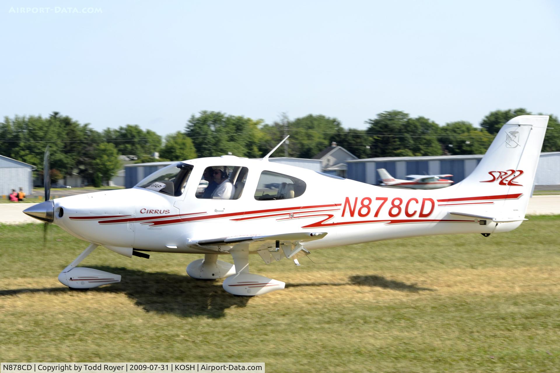 N878CD, 2003 Cirrus SR22 C/N 0551, EAA AIRVENTURE 2009