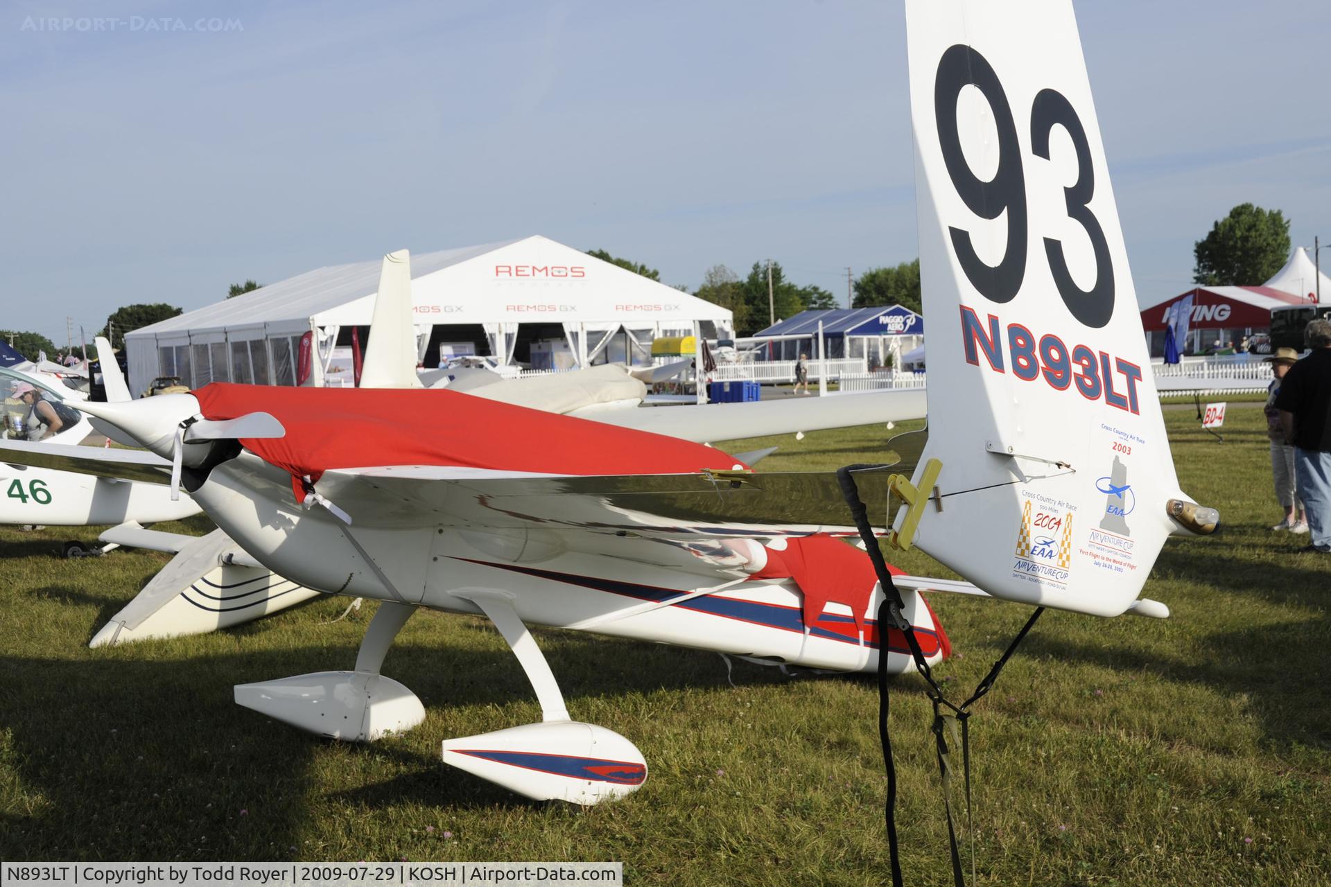 N893LT, 1996 Rutan Long-EZ C/N 1870L, EAA AIRVENTURE 2009