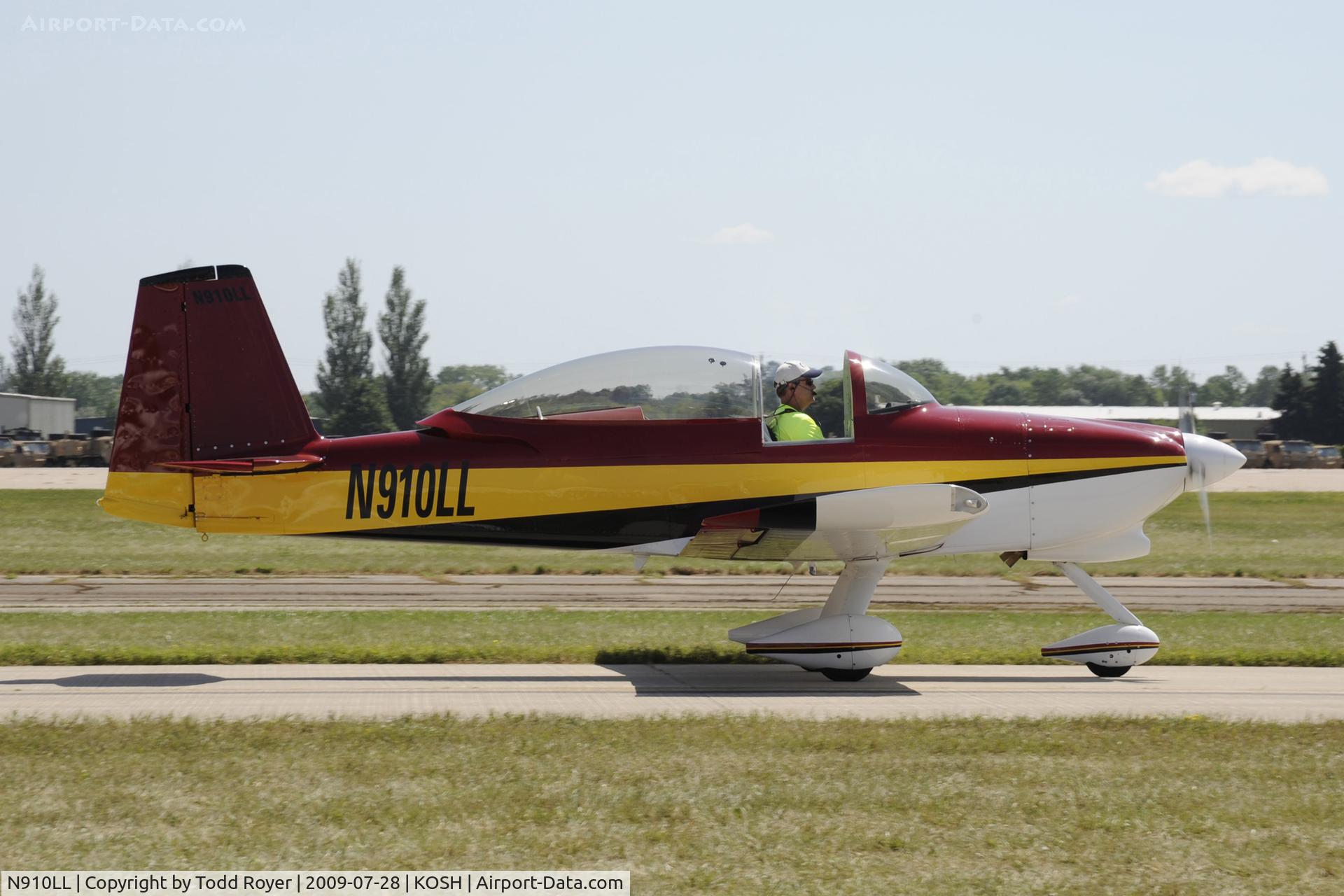N910LL, Vans RV-8A C/N 80910, EAA AIRVENTURE 2009