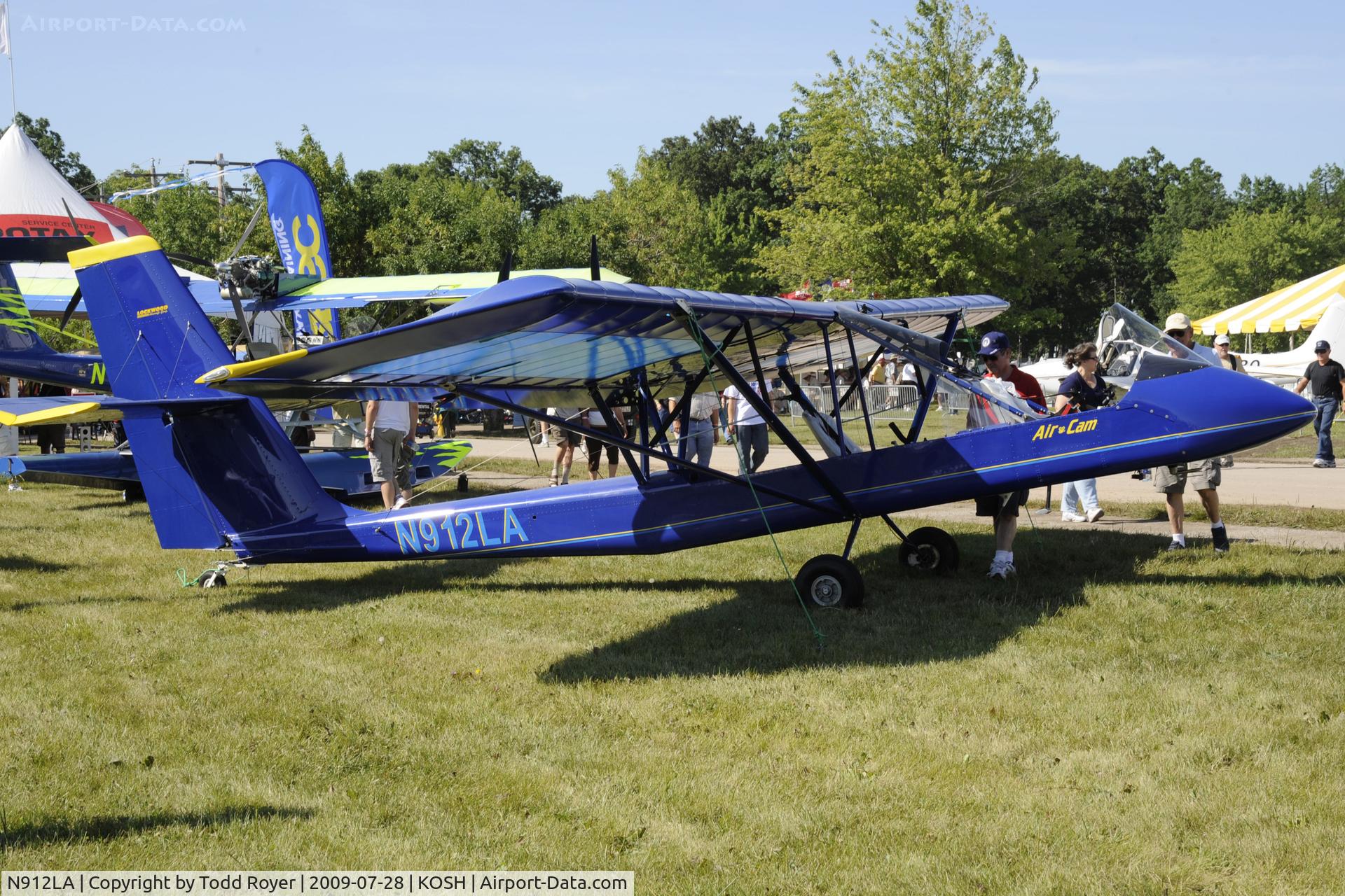 N912LA, Lockwood Aircam C/N AC138, EAA AIRVENTURE 2009