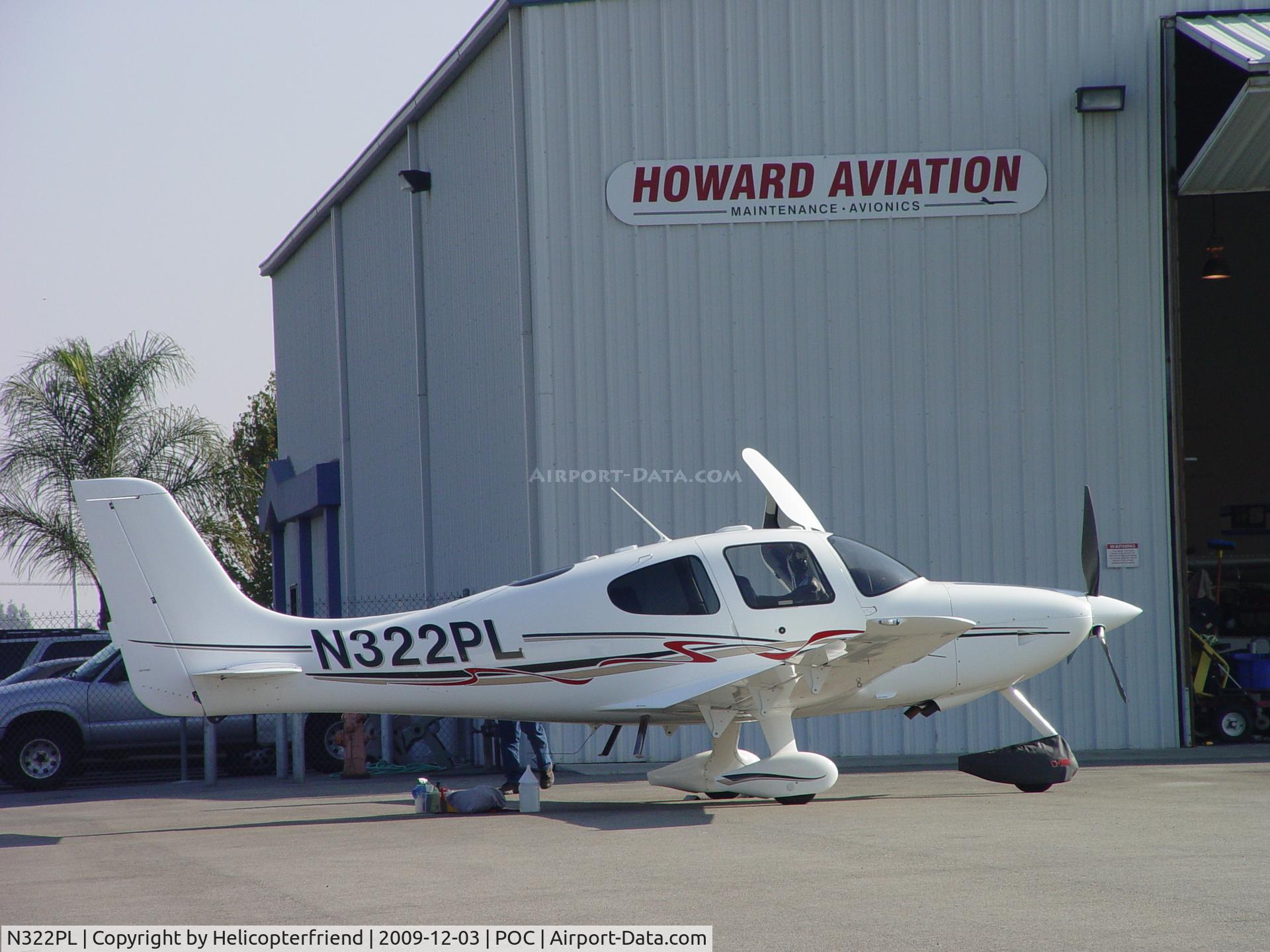 N322PL, 2008 Cirrus SR22 C/N 2930, Parked at Howard Aviations