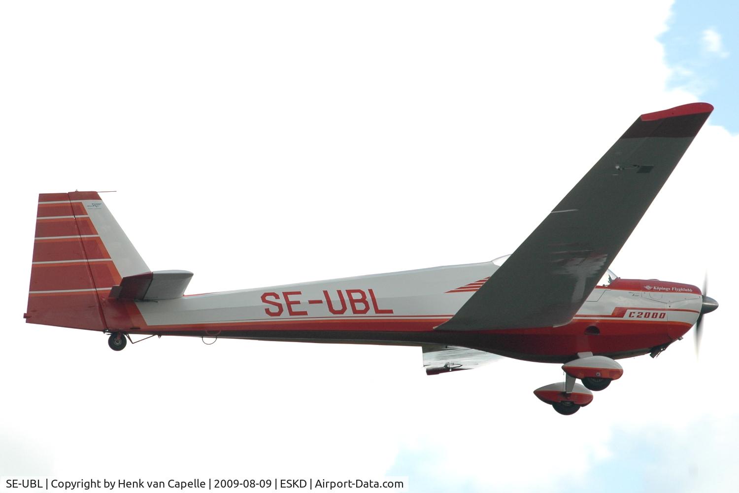 SE-UBL, 1987 Scheibe SF-25C Falke C/N 44414, Scheibe Falke motorglider at Dala-Järna airfield, Sweden