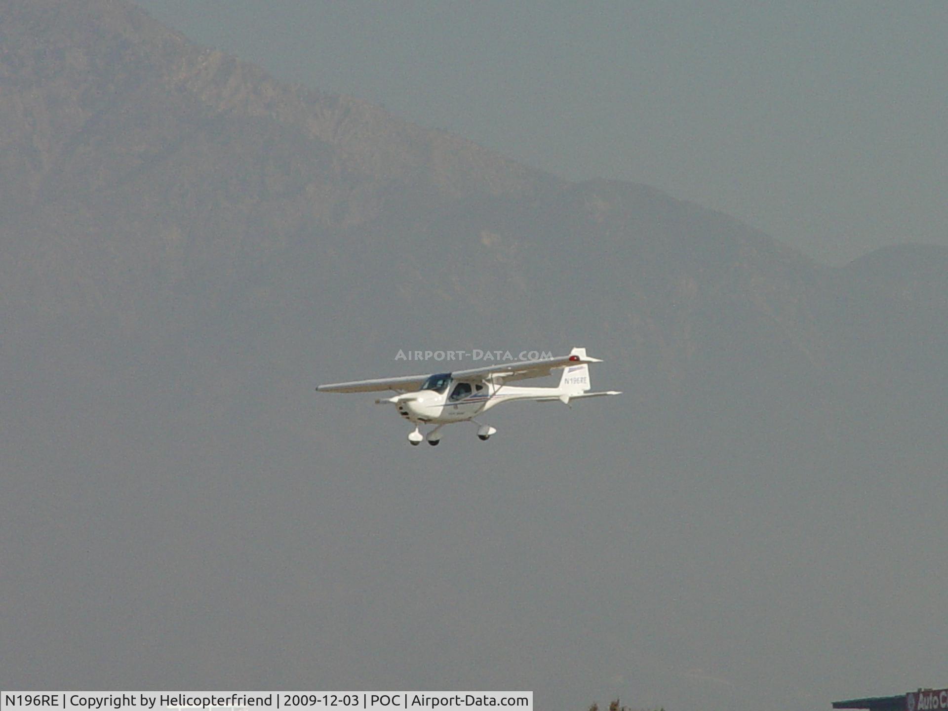 N196RE, 2007 Remos G-3/600 Mirage C/N 196, On final to 26L