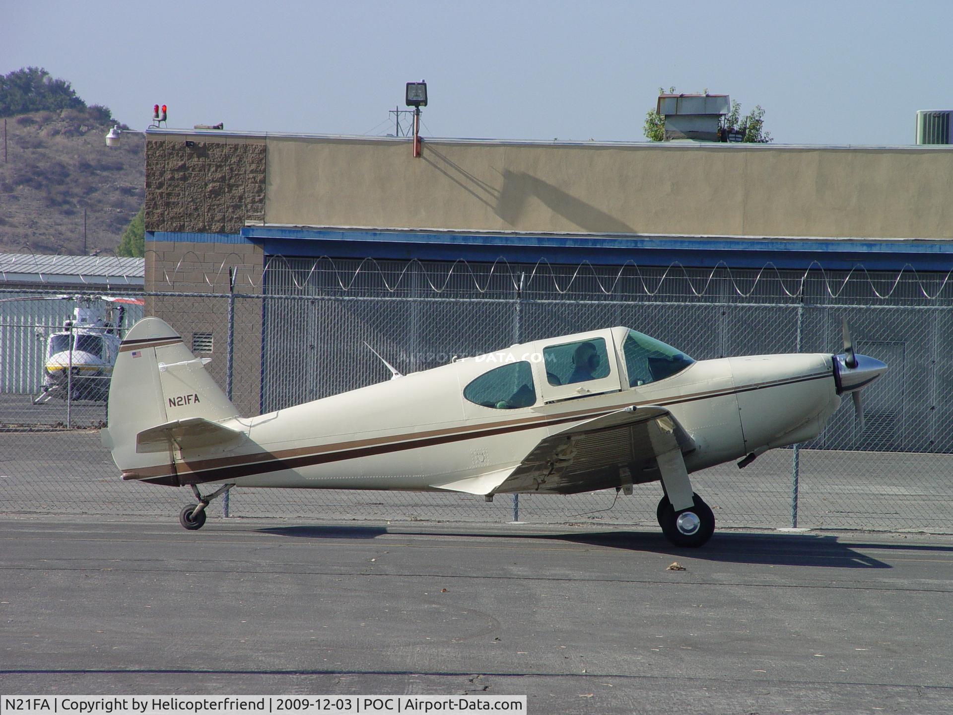 N21FA, 1950 Globe GC-1B Swift C/N 3727, Enroute to get fuel