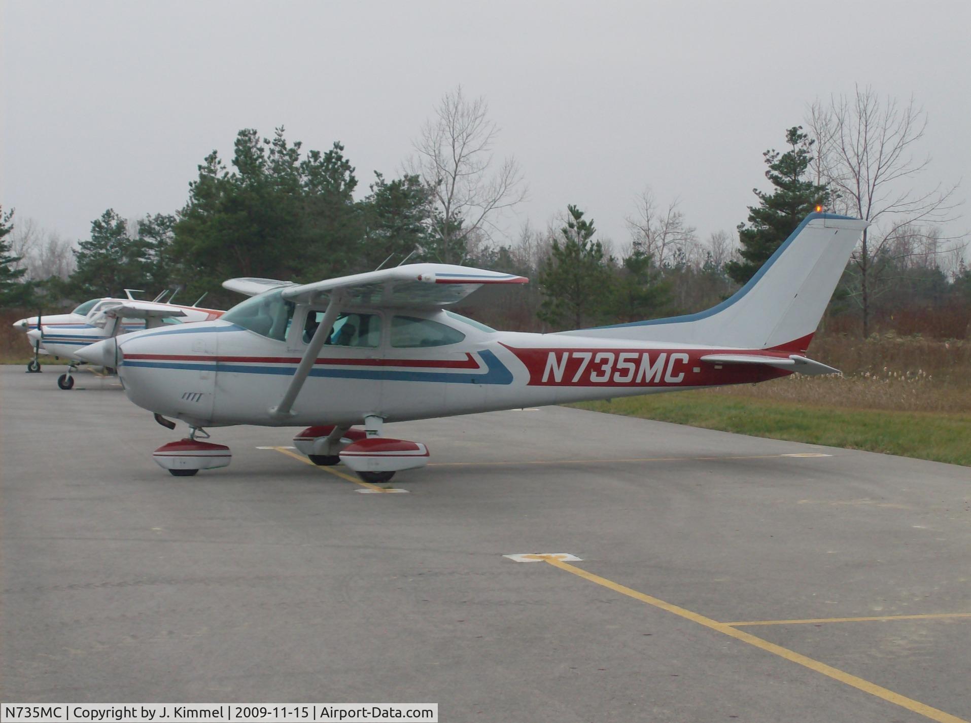 N735MC, 1977 Cessna 182Q Skylane C/N 18265523, N735MC on Ramp